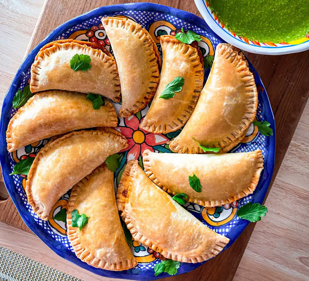 Oxtail Empanadas with Chimichurri Sauce