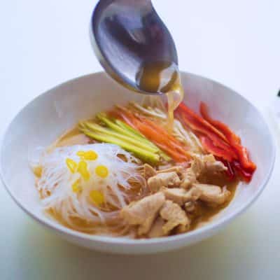 Asian Lime Chicken Soup