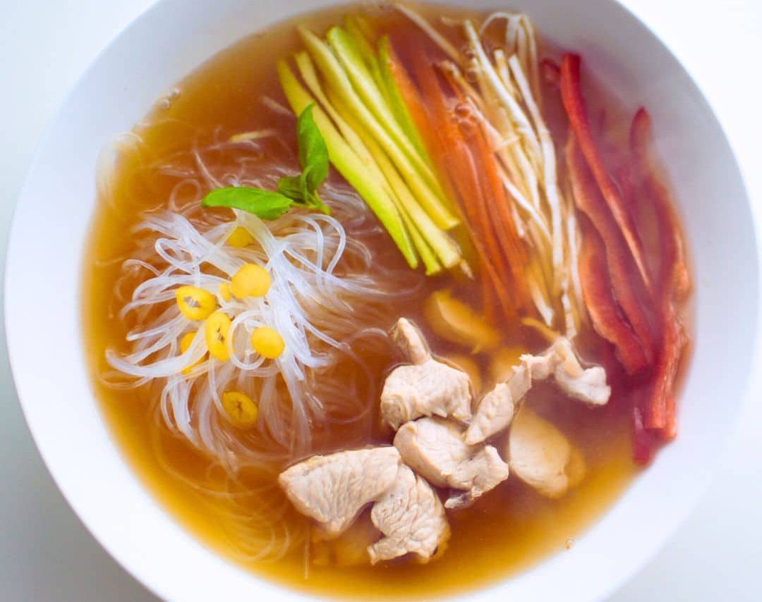 Asian Lime Chicken Soup