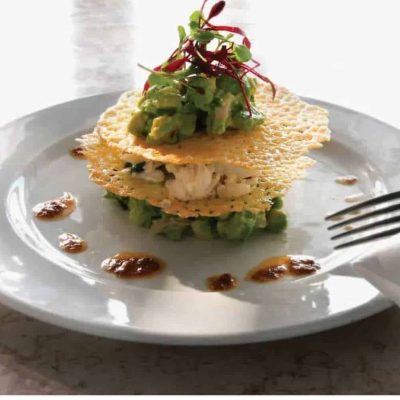 Avocado and Crab Napoleaon