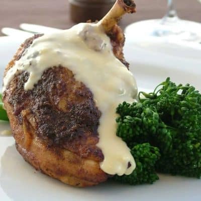 Spice Crusted Chicken with Orange & Ginger Beurre Blanc