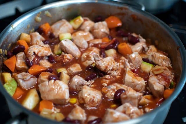 Chicken Chili with Corn