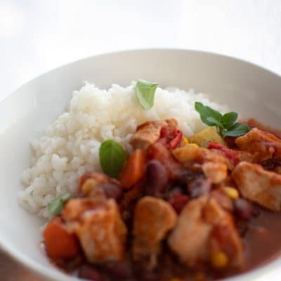 Chicken Chili with Corn