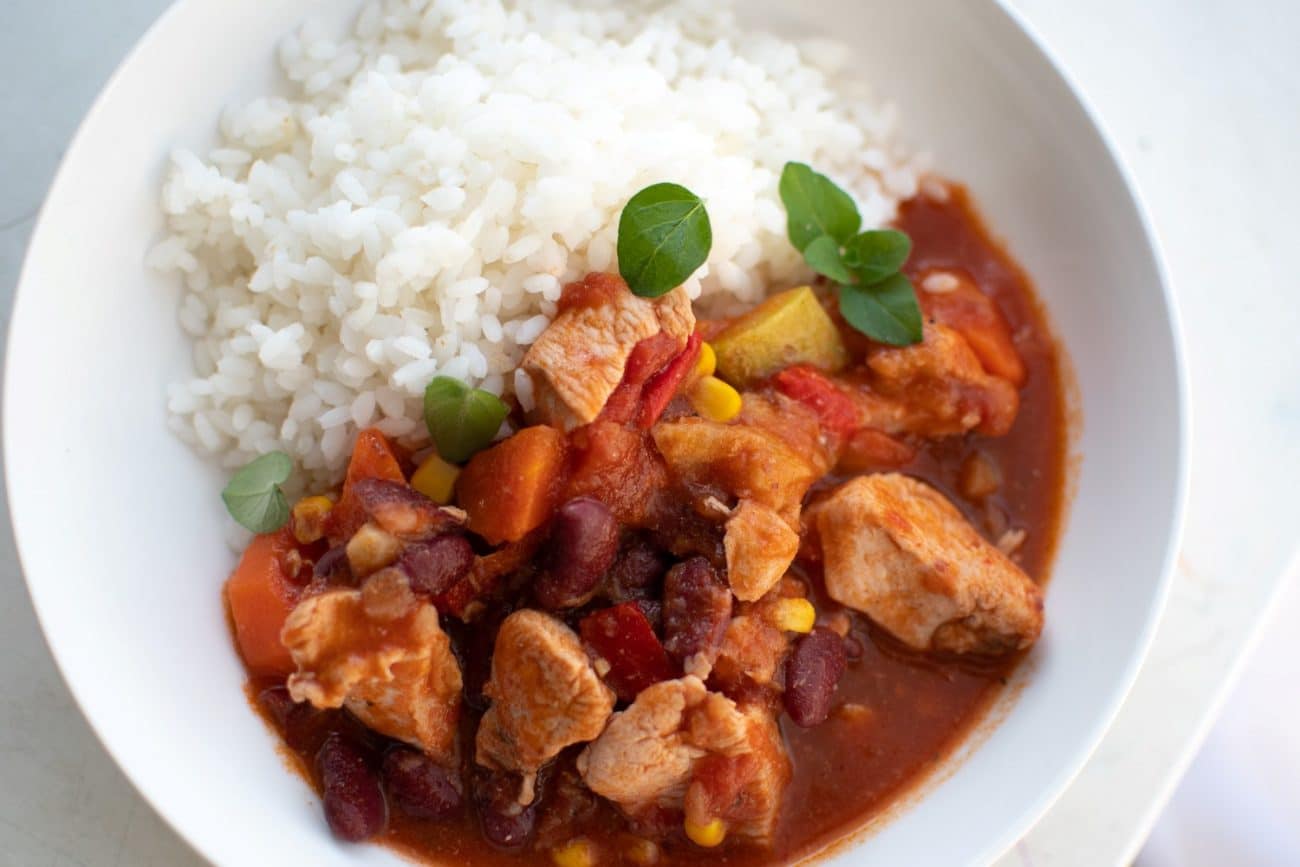 Chicken Chili with Corn