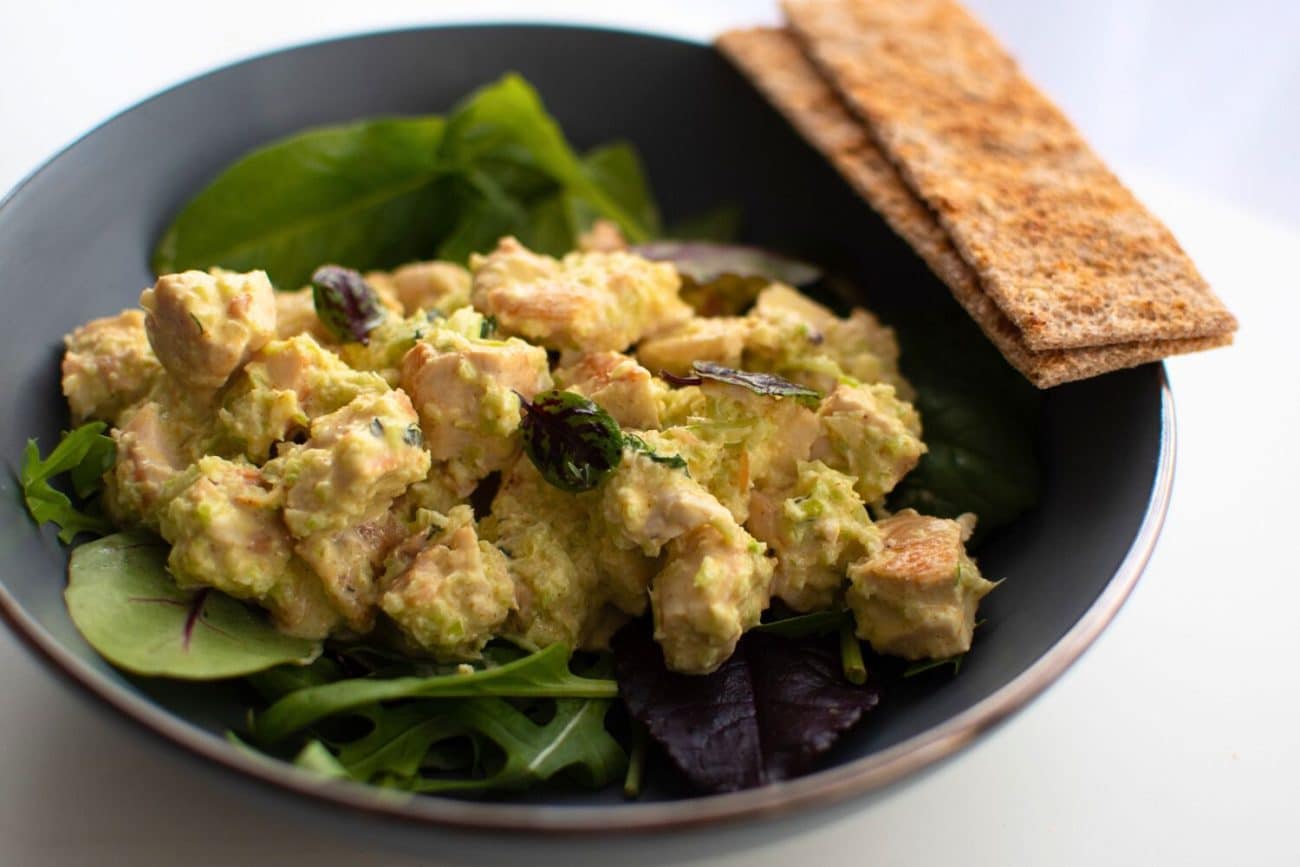 Curry Chicken Salad with Celery