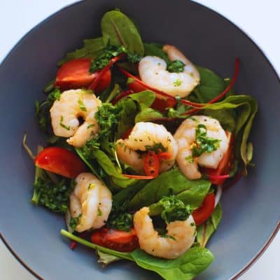 Chimichurri Shrimp Salad