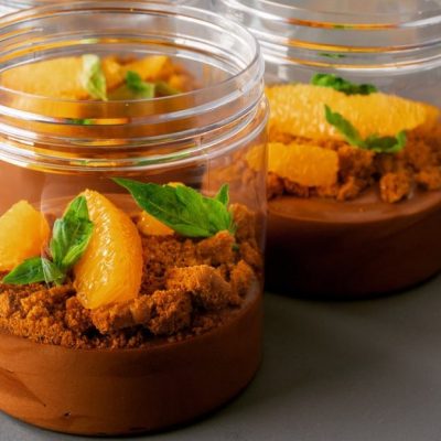 Chocolate Mousse with Oranges