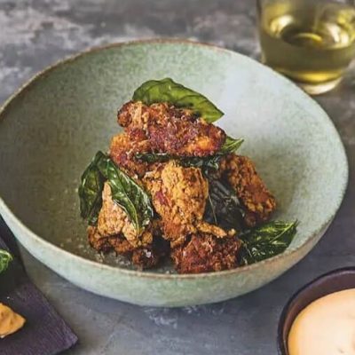 Crispy Salt & Pepper Popcorn Chicken