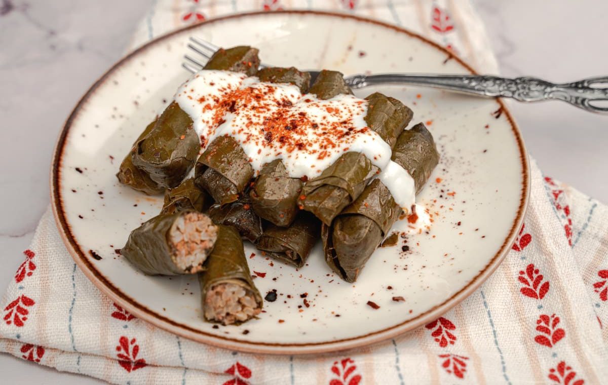 Dolmas with meat stuffing