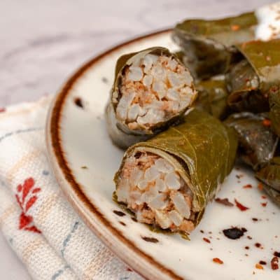 Dolmas with meat stuffing