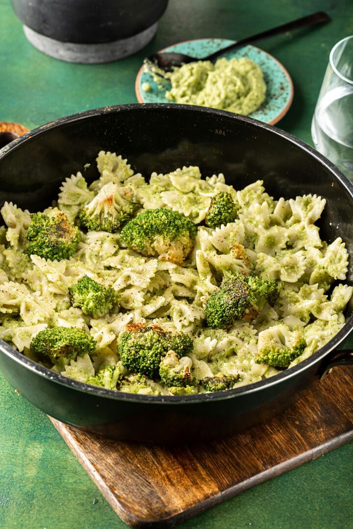 Farfalle with Broccoli Pesto