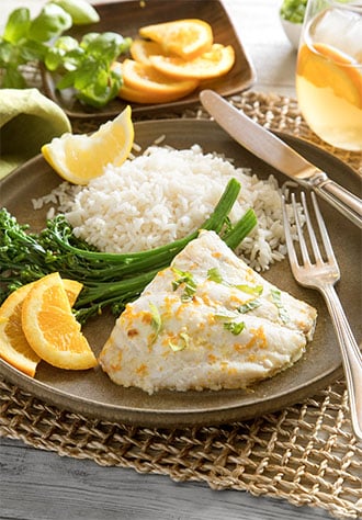 Red Snapper Baked in Orange Juice