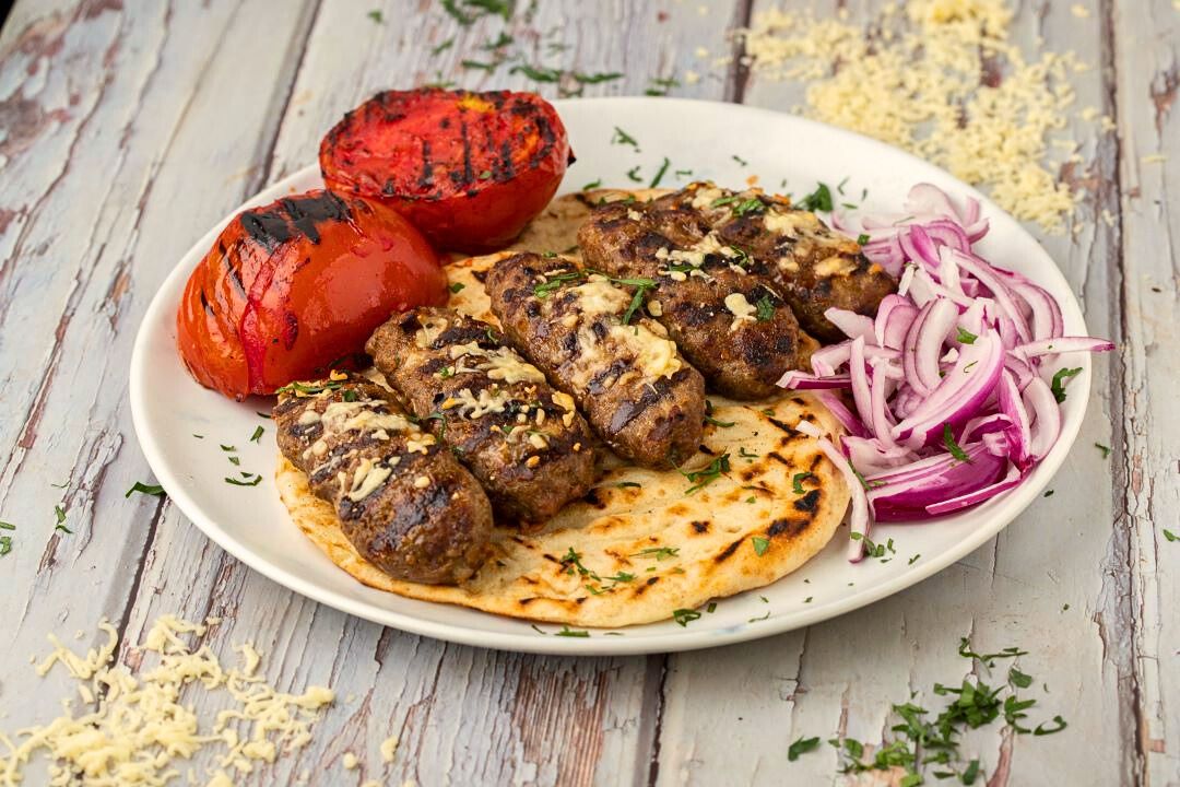 Kebab with Greek Kasseri Cheese (Kaserli)