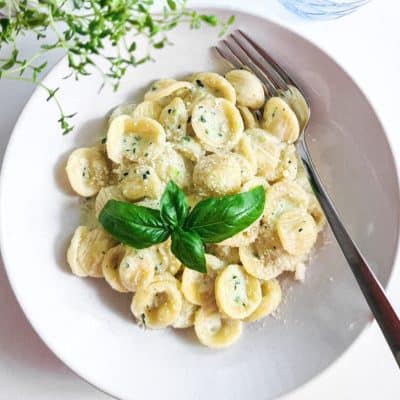 Orecchiette with Zucchini Sauce