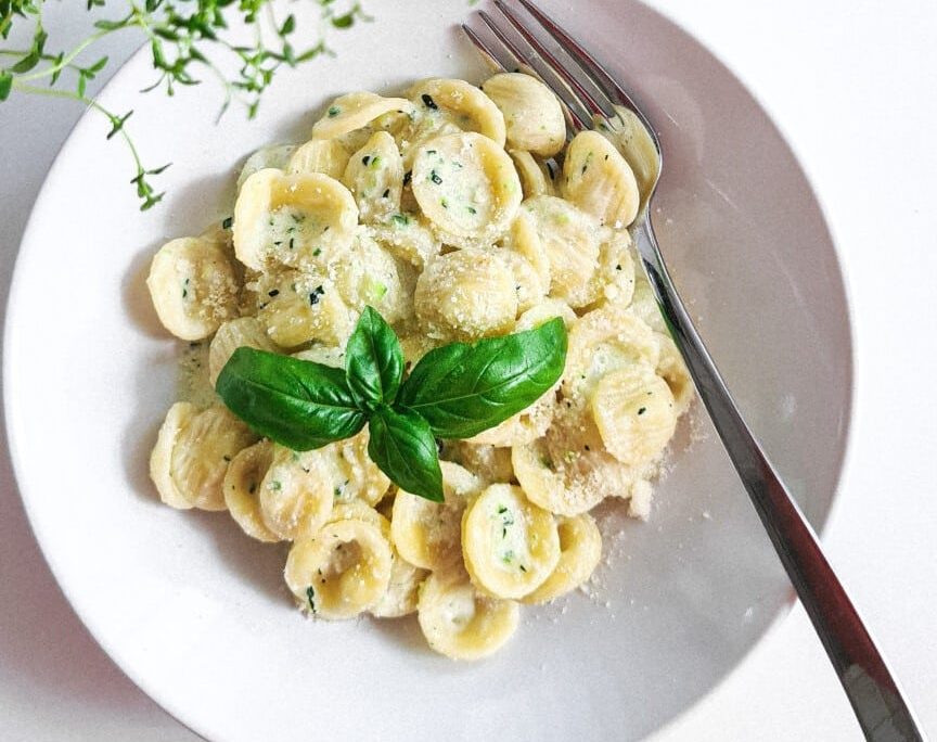 Creamy Zucchini Orecchiette