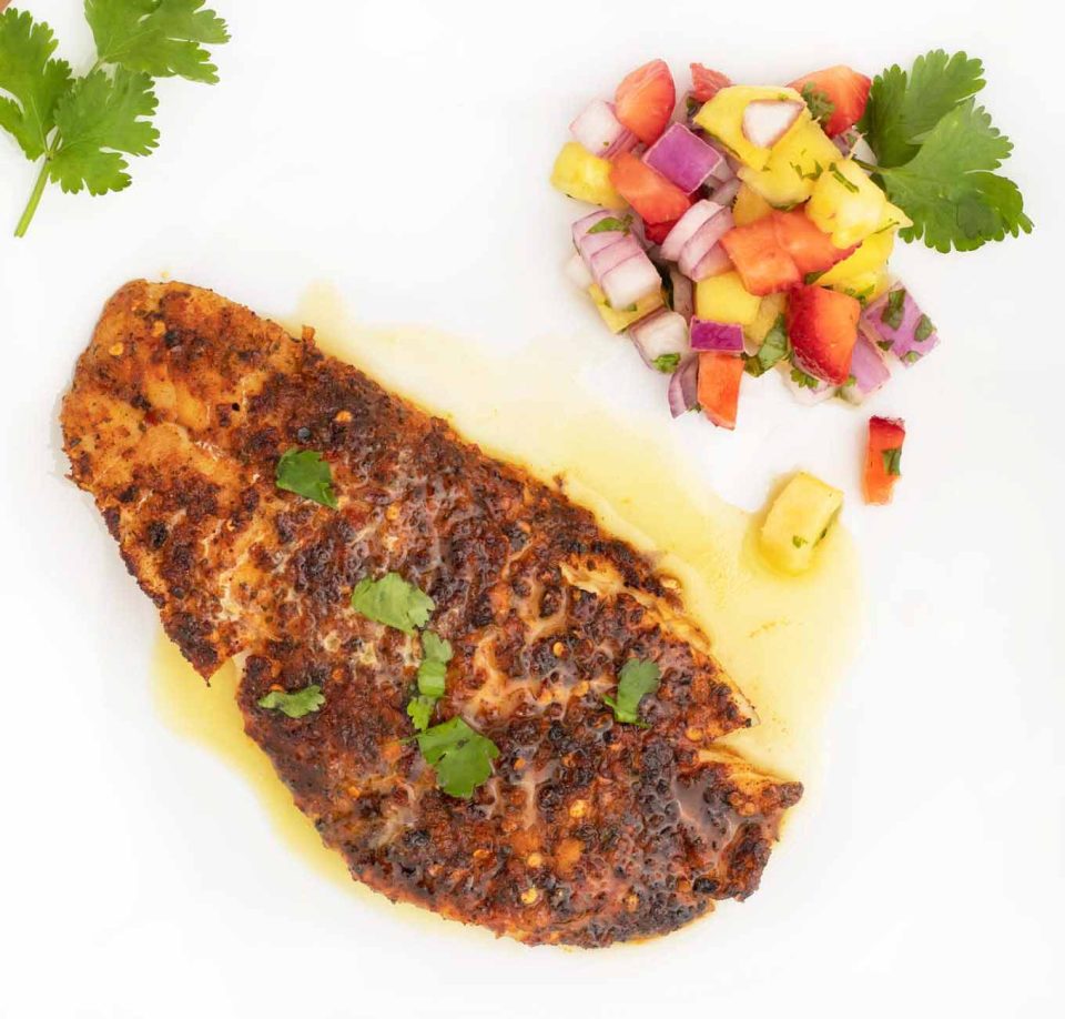 Blackened Red Snapper