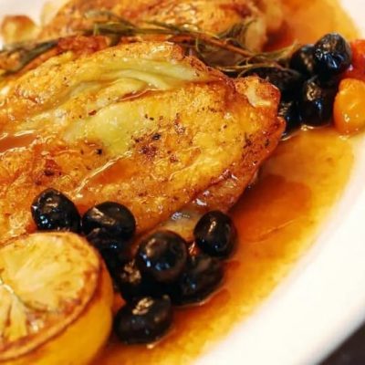 Pan-Roasted Mediterranean Chicken