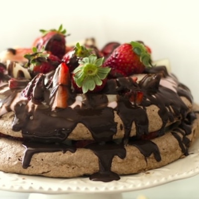 Chocolate Pavlova