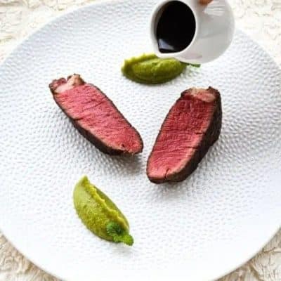 Sous Vide Beef Tenderloin with Honey & Beer Sauce