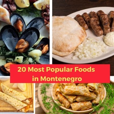 Top 20 Most Popular Foods in Montenegro