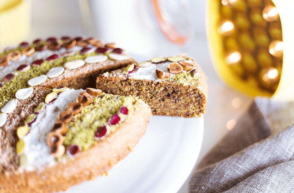 Tunisian Nut Cake (Khobzet Fekia)